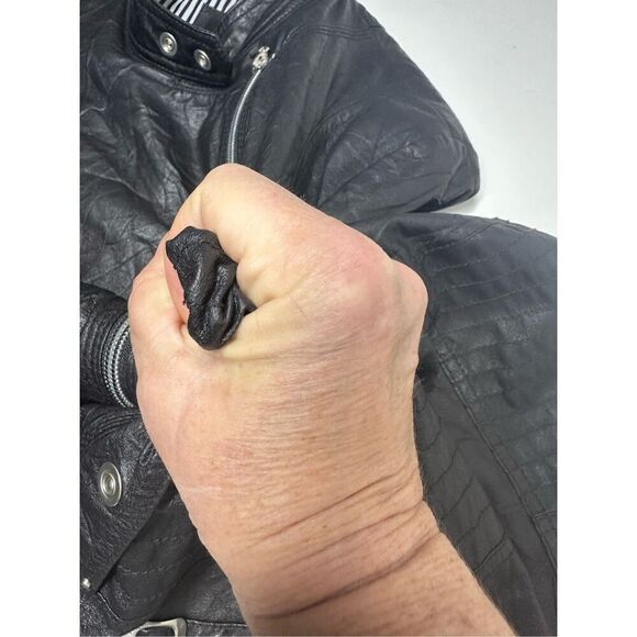 Bonita Women’s Faux Leather Black Full Zip Jacket Size 48 EU/ XXL US See Notes - Picture 16 of 16